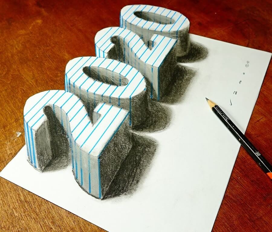 Design Stack: A Blog about Art, Design and Architecture: The Illusion of 3D  Art Drawings